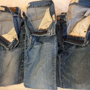 Madewell woman’s bundle cali Demi boot Jeans - Mid Wash Trio